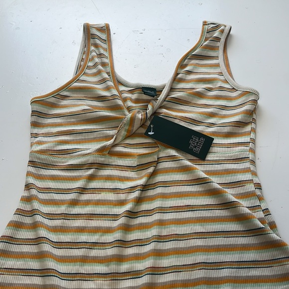 Wild Fable Medium Striped Cut Out Bottom Snap One Piece Bodysuit - Picture 4 of 5